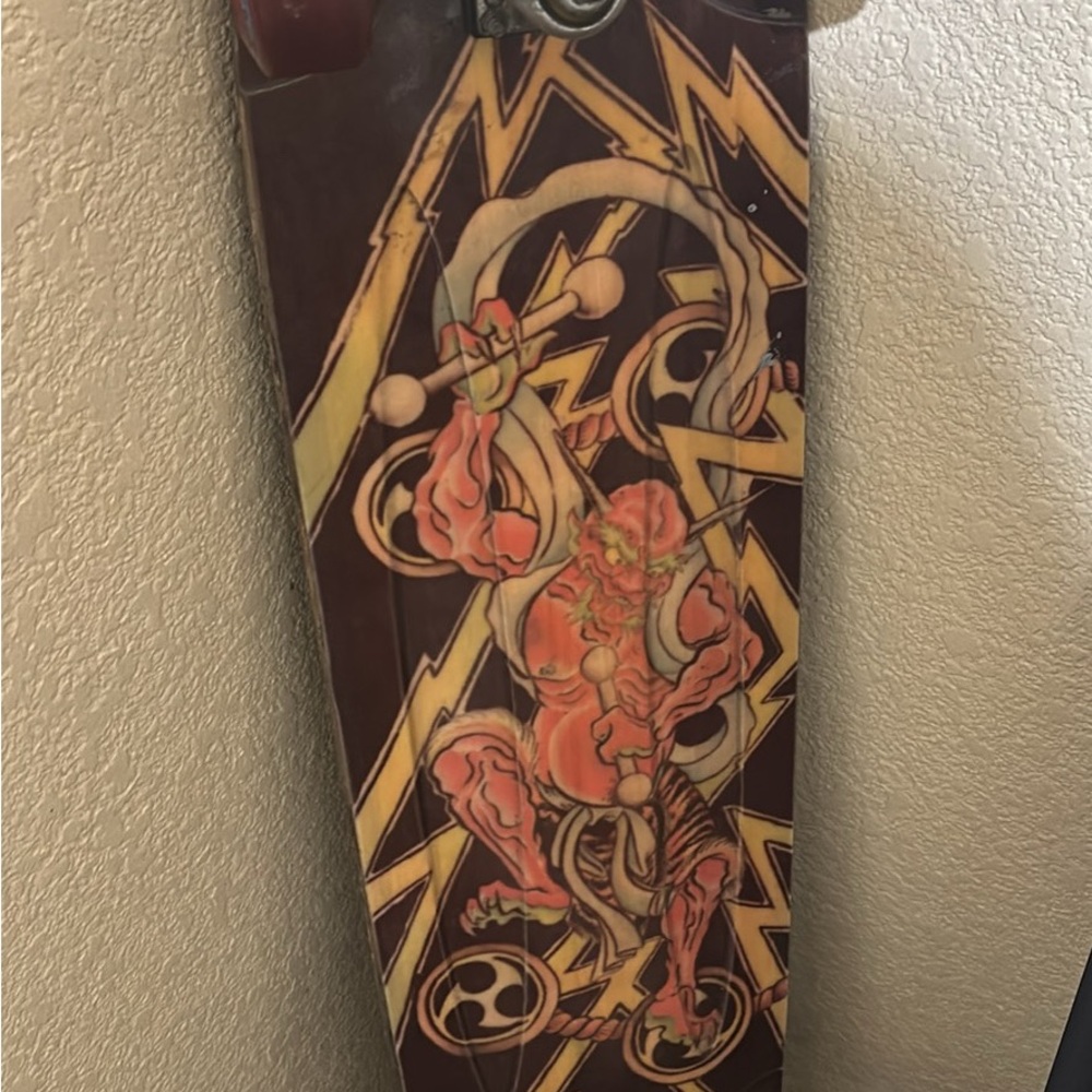 Vintage Graphic Skateboard Deck